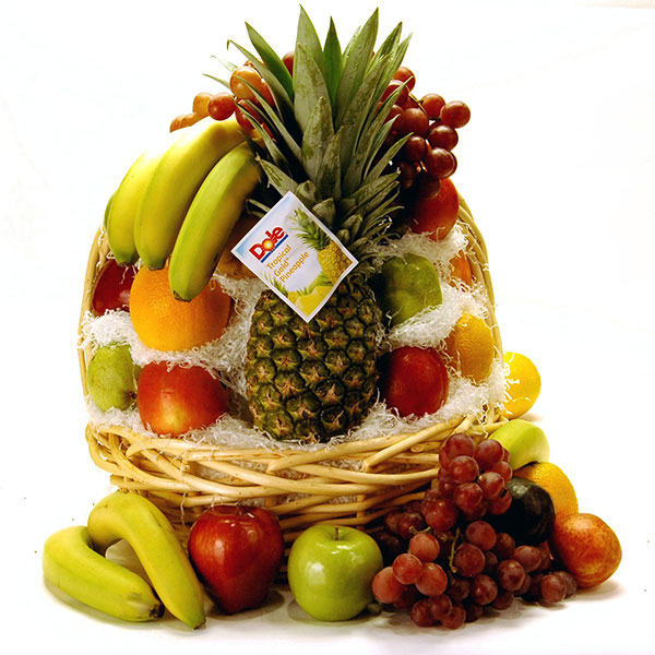 Fresh Fruit & Gourmet Gift Basket